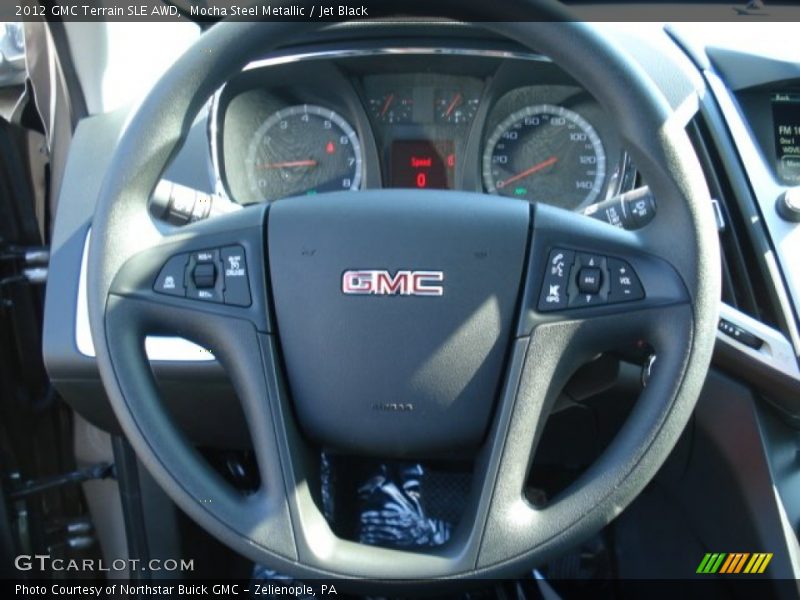 Mocha Steel Metallic / Jet Black 2012 GMC Terrain SLE AWD