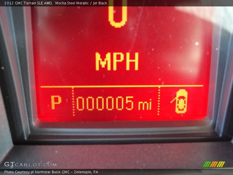 Mocha Steel Metallic / Jet Black 2012 GMC Terrain SLE AWD