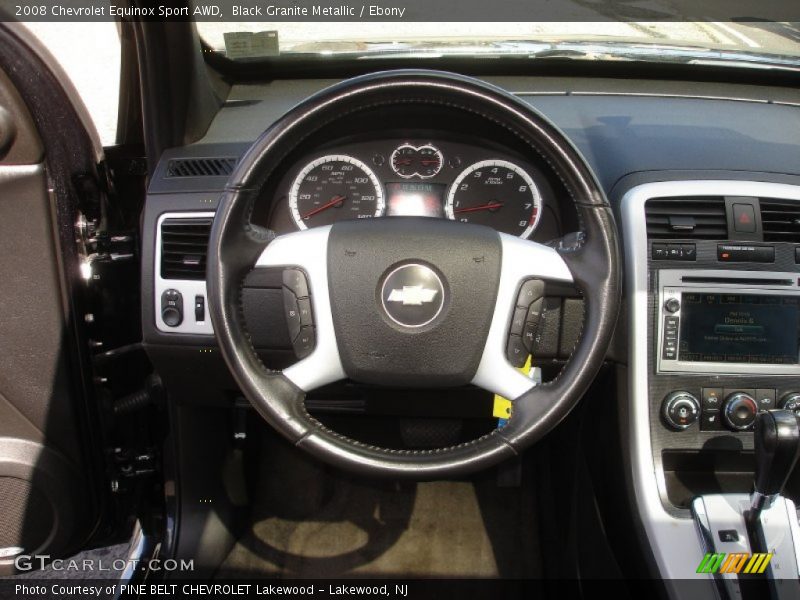 Black Granite Metallic / Ebony 2008 Chevrolet Equinox Sport AWD