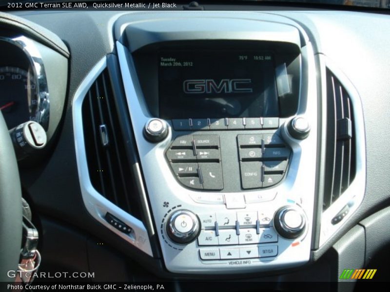 Quicksilver Metallic / Jet Black 2012 GMC Terrain SLE AWD