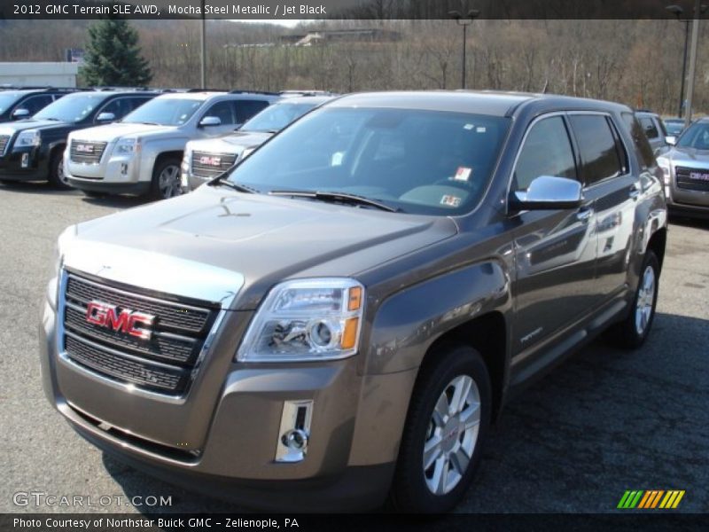 Mocha Steel Metallic / Jet Black 2012 GMC Terrain SLE AWD