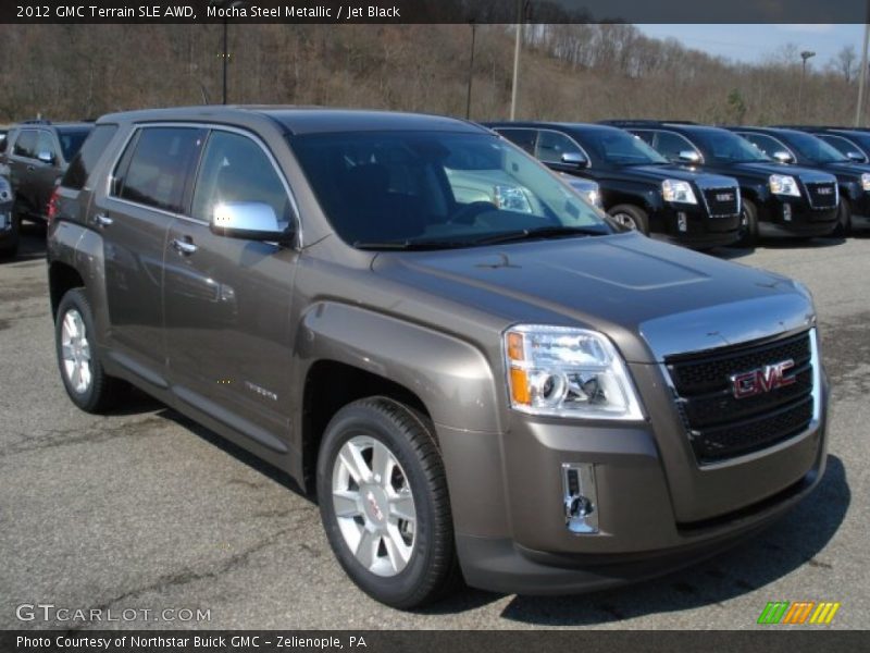 Mocha Steel Metallic / Jet Black 2012 GMC Terrain SLE AWD