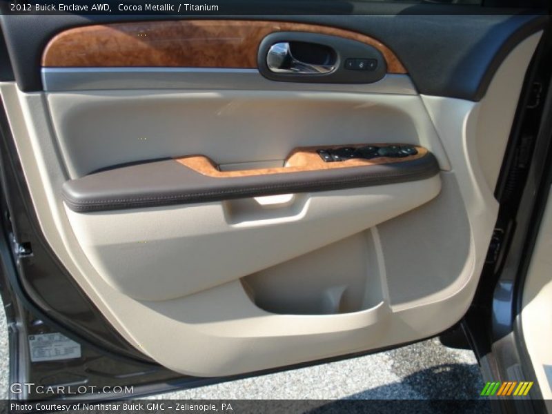 Cocoa Metallic / Titanium 2012 Buick Enclave AWD