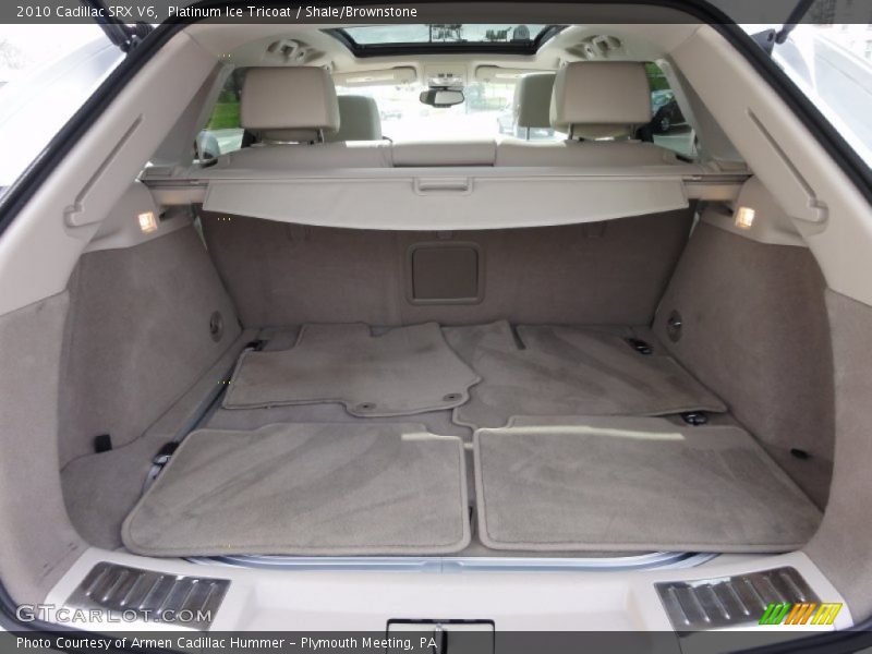 Platinum Ice Tricoat / Shale/Brownstone 2010 Cadillac SRX V6