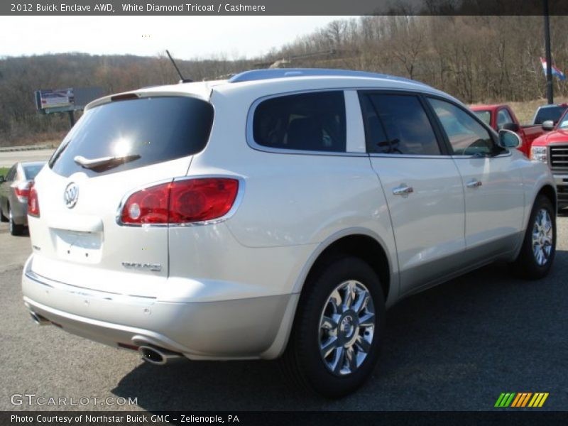 White Diamond Tricoat / Cashmere 2012 Buick Enclave AWD