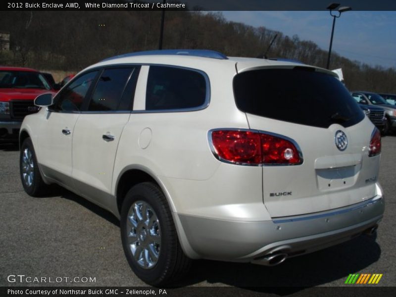 White Diamond Tricoat / Cashmere 2012 Buick Enclave AWD