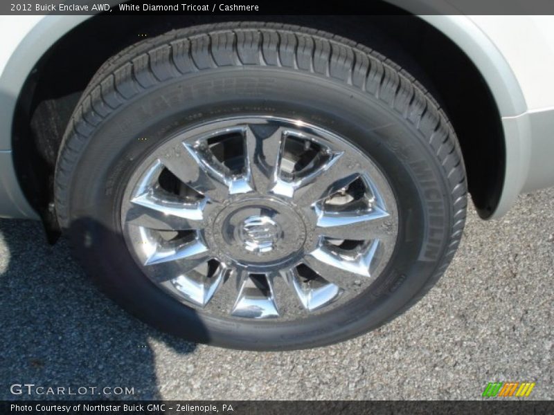 White Diamond Tricoat / Cashmere 2012 Buick Enclave AWD