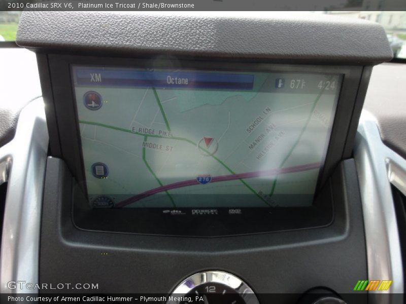 Platinum Ice Tricoat / Shale/Brownstone 2010 Cadillac SRX V6