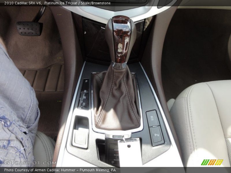 Platinum Ice Tricoat / Shale/Brownstone 2010 Cadillac SRX V6