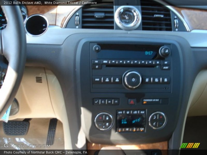 White Diamond Tricoat / Cashmere 2012 Buick Enclave AWD