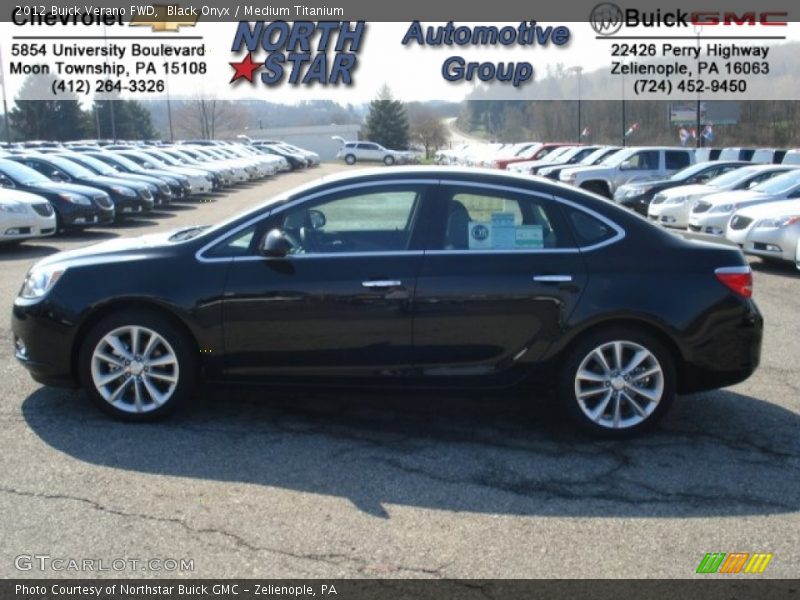 Black Onyx / Medium Titanium 2012 Buick Verano FWD