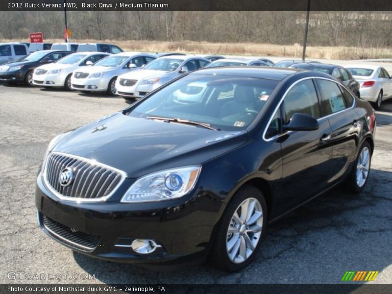 Black Onyx / Medium Titanium 2012 Buick Verano FWD