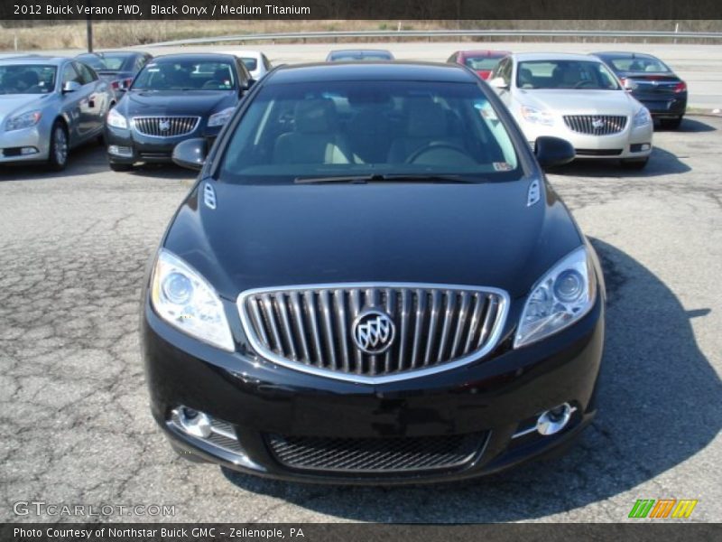 Black Onyx / Medium Titanium 2012 Buick Verano FWD