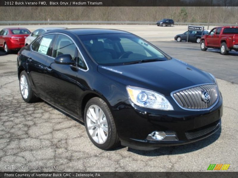 Black Onyx / Medium Titanium 2012 Buick Verano FWD