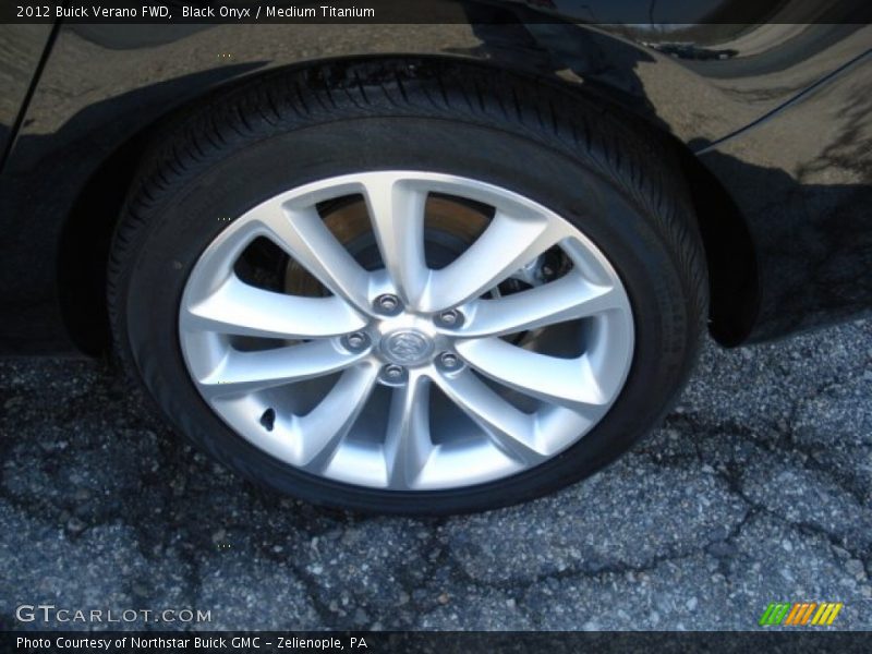 Black Onyx / Medium Titanium 2012 Buick Verano FWD