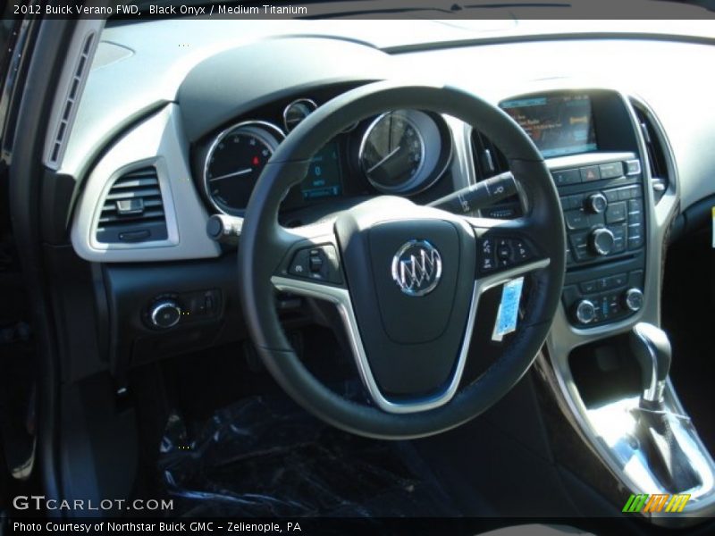 Black Onyx / Medium Titanium 2012 Buick Verano FWD