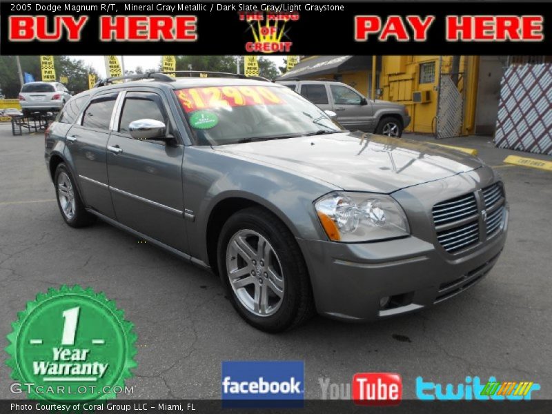 Mineral Gray Metallic / Dark Slate Gray/Light Graystone 2005 Dodge Magnum R/T