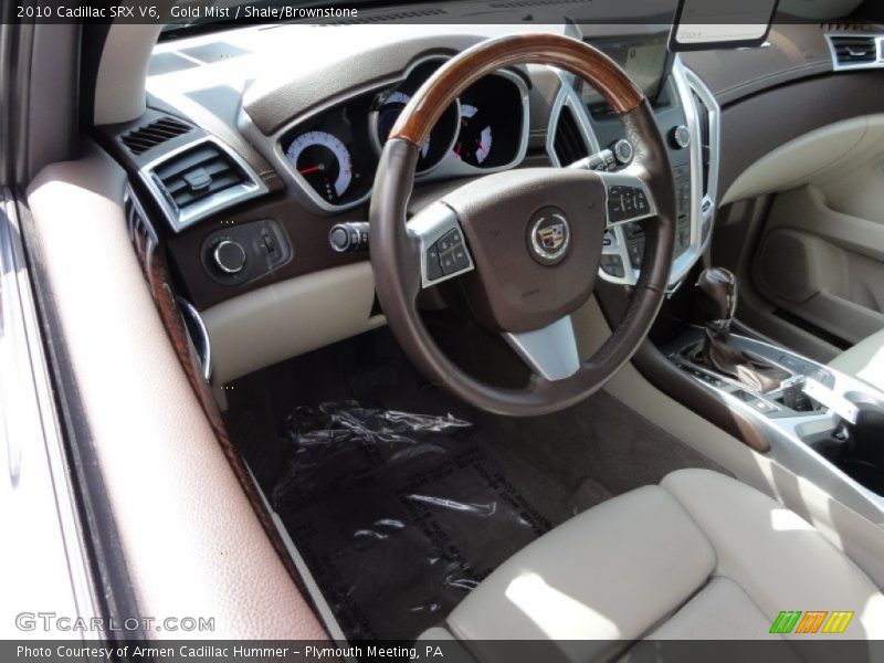 Gold Mist / Shale/Brownstone 2010 Cadillac SRX V6