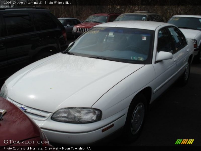 Bright White / Blue 1995 Chevrolet Lumina LS