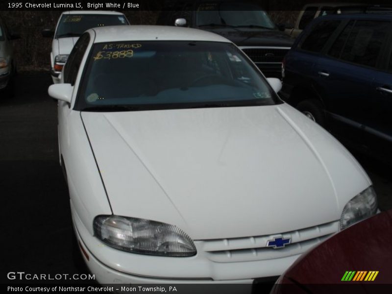 Bright White / Blue 1995 Chevrolet Lumina LS
