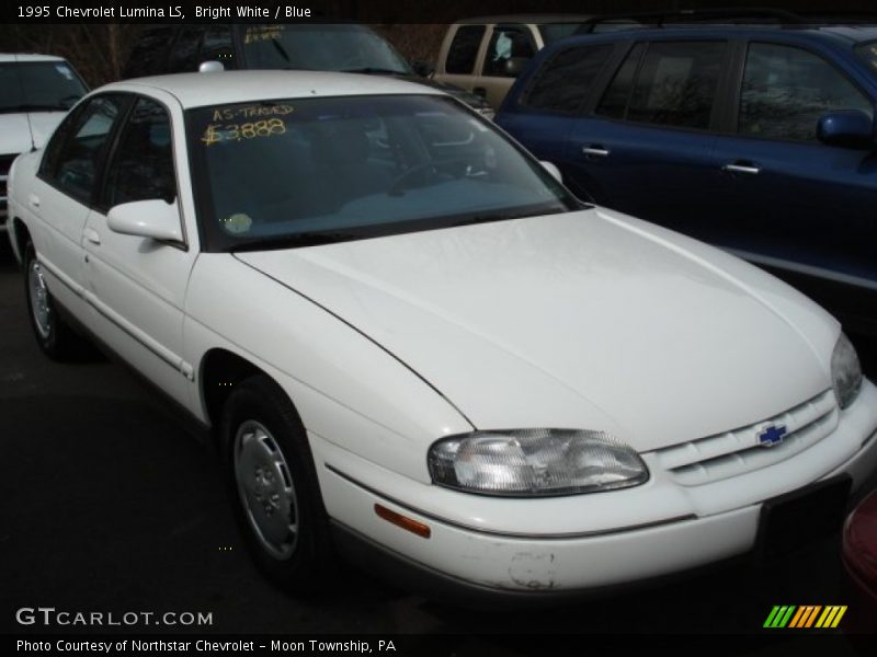 Bright White / Blue 1995 Chevrolet Lumina LS