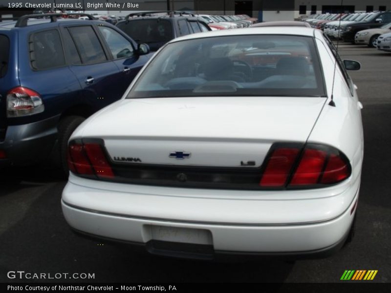 Bright White / Blue 1995 Chevrolet Lumina LS