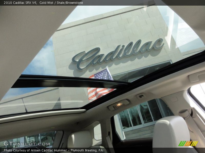 Gold Mist / Shale/Brownstone 2010 Cadillac SRX V6