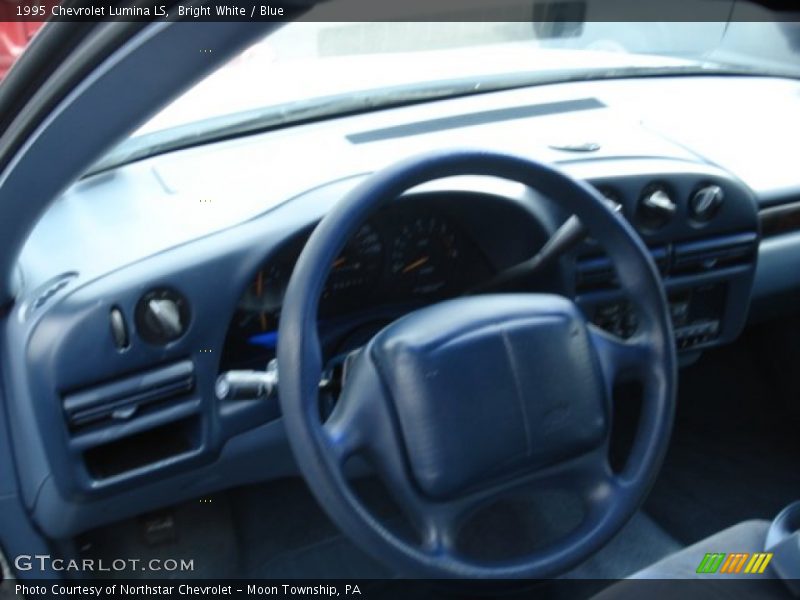 Bright White / Blue 1995 Chevrolet Lumina LS