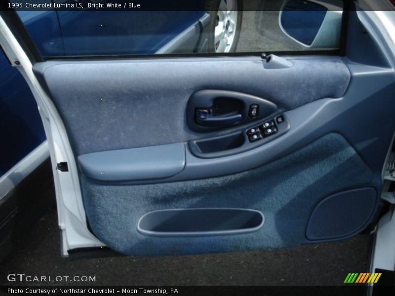 Bright White / Blue 1995 Chevrolet Lumina LS