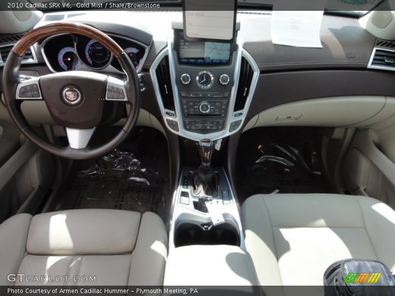 Gold Mist / Shale/Brownstone 2010 Cadillac SRX V6