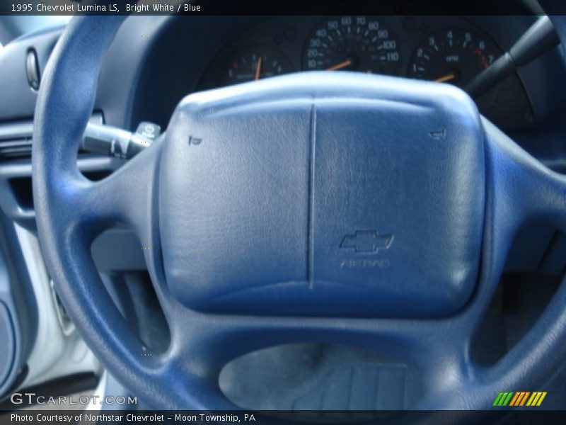 Bright White / Blue 1995 Chevrolet Lumina LS