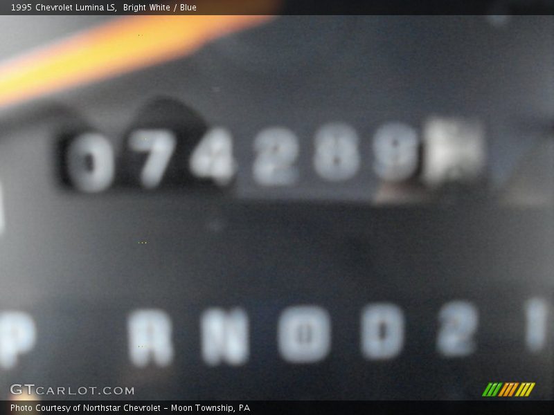 Bright White / Blue 1995 Chevrolet Lumina LS
