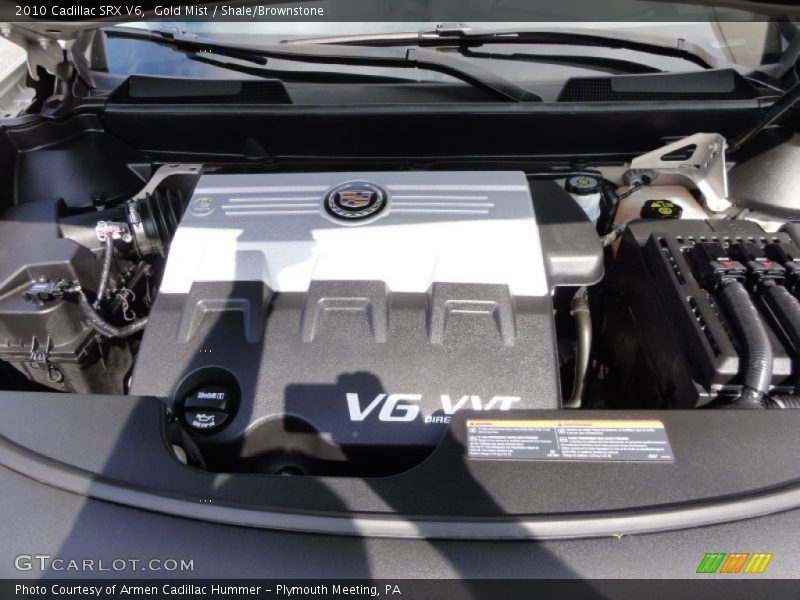 Gold Mist / Shale/Brownstone 2010 Cadillac SRX V6