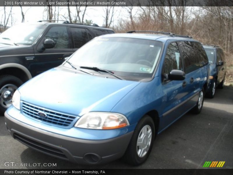 Light Sapphire Blue Metallic / Medium Graphite 2001 Ford Windstar LX