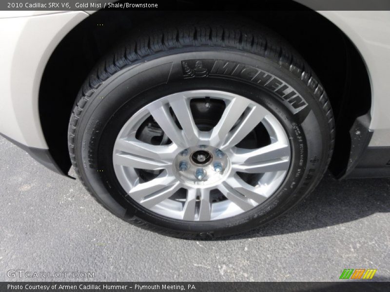 Gold Mist / Shale/Brownstone 2010 Cadillac SRX V6