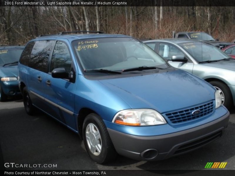 Light Sapphire Blue Metallic / Medium Graphite 2001 Ford Windstar LX