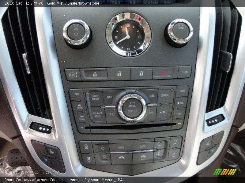 Gold Mist / Shale/Brownstone 2010 Cadillac SRX V6