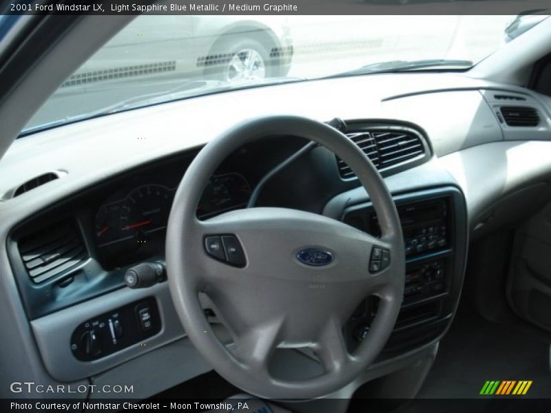 Light Sapphire Blue Metallic / Medium Graphite 2001 Ford Windstar LX