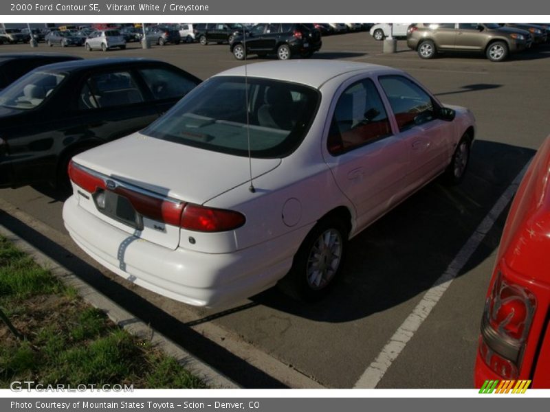 Vibrant White / Greystone 2000 Ford Contour SE