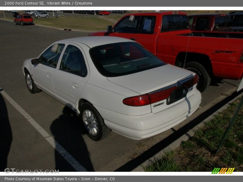 Vibrant White / Greystone 2000 Ford Contour SE