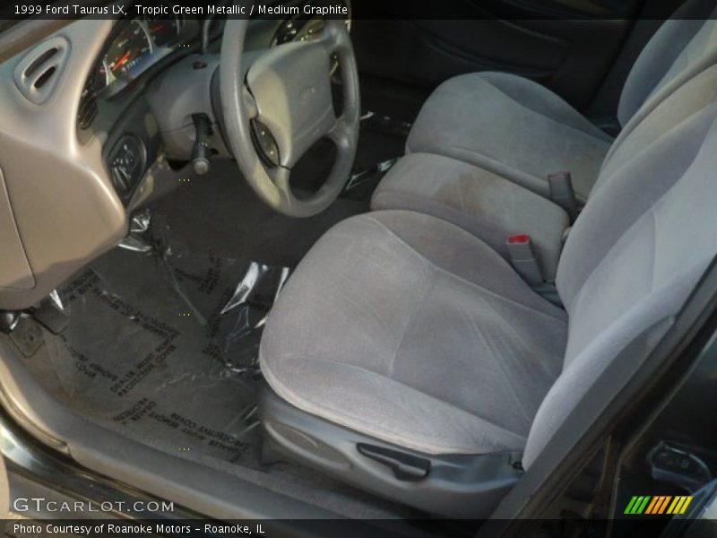 Tropic Green Metallic / Medium Graphite 1999 Ford Taurus LX