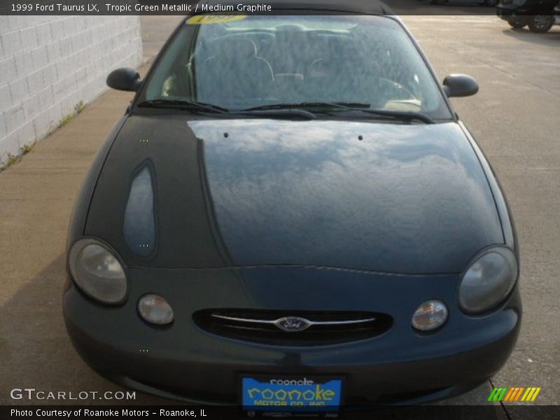 Tropic Green Metallic / Medium Graphite 1999 Ford Taurus LX