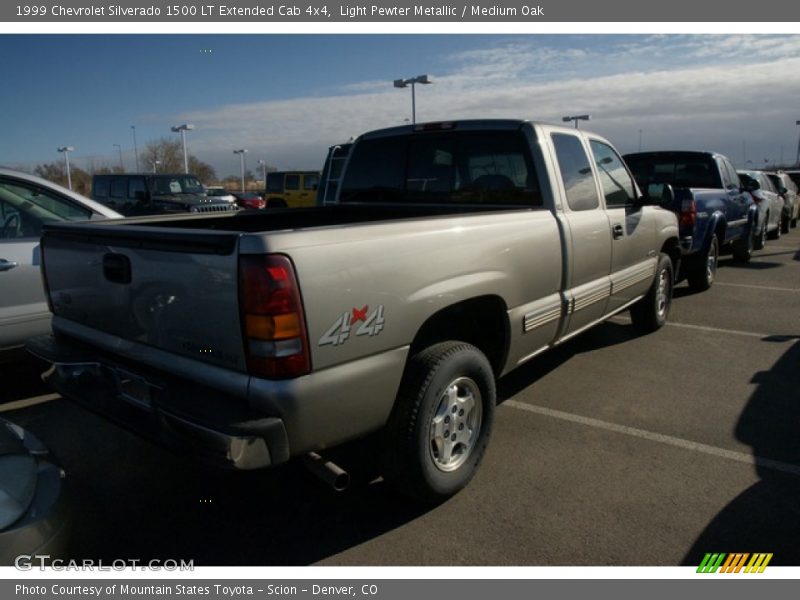 Light Pewter Metallic / Medium Oak 1999 Chevrolet Silverado 1500 LT Extended Cab 4x4