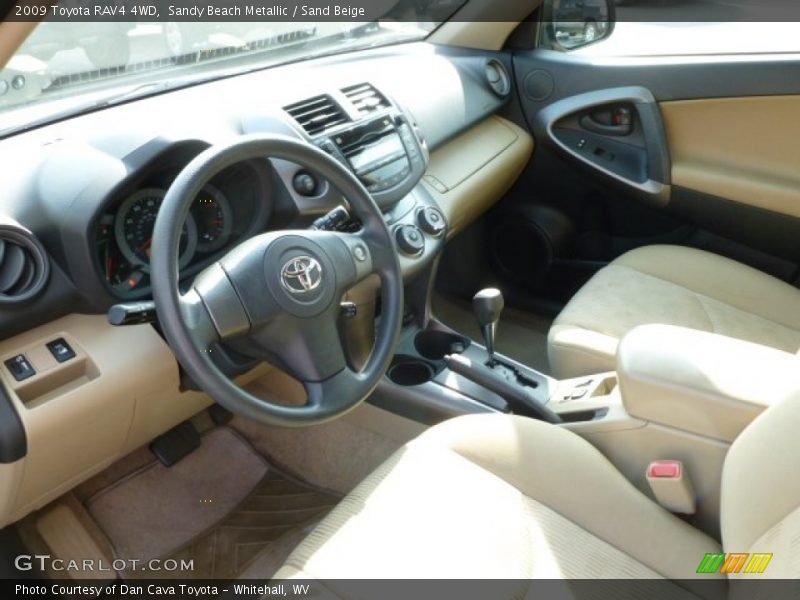 Sandy Beach Metallic / Sand Beige 2009 Toyota RAV4 4WD