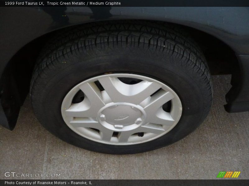 Tropic Green Metallic / Medium Graphite 1999 Ford Taurus LX