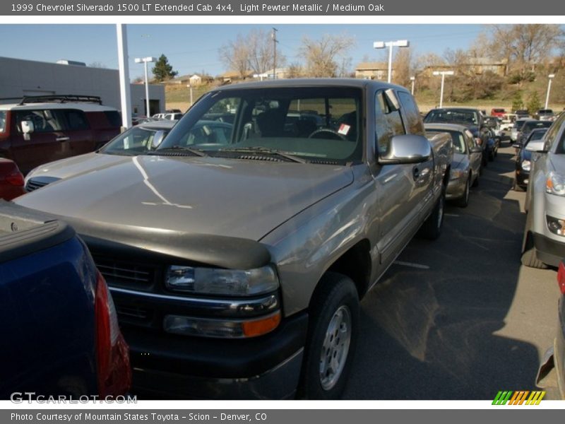 Light Pewter Metallic / Medium Oak 1999 Chevrolet Silverado 1500 LT Extended Cab 4x4