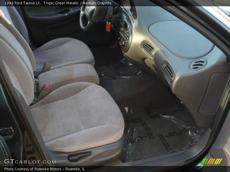 Tropic Green Metallic / Medium Graphite 1999 Ford Taurus LX