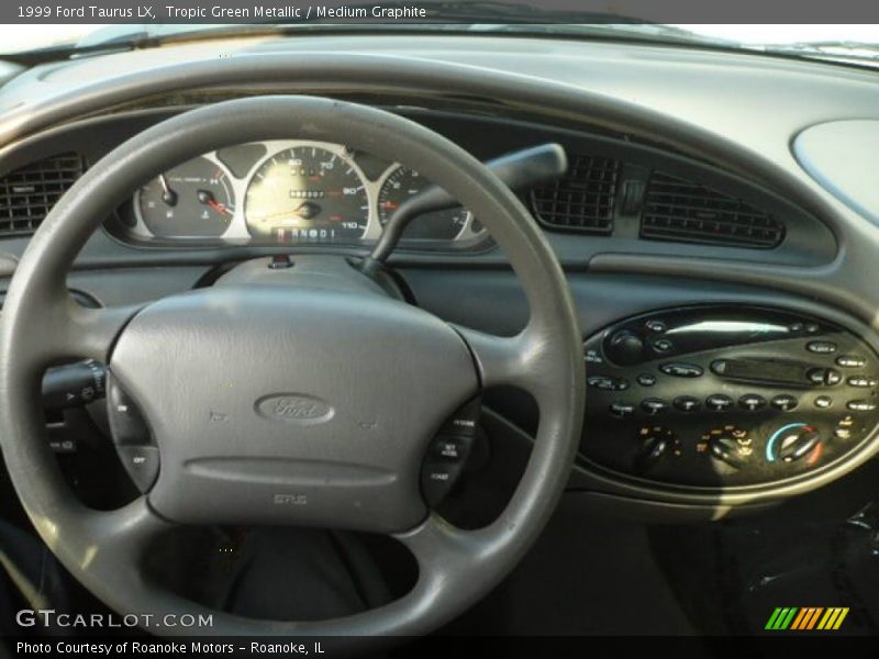 Tropic Green Metallic / Medium Graphite 1999 Ford Taurus LX