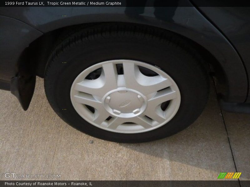 Tropic Green Metallic / Medium Graphite 1999 Ford Taurus LX