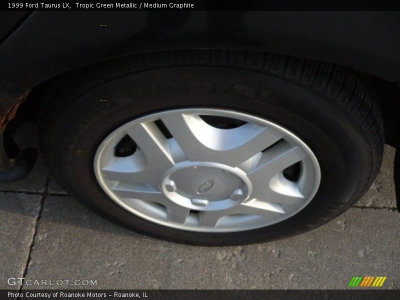 Tropic Green Metallic / Medium Graphite 1999 Ford Taurus LX